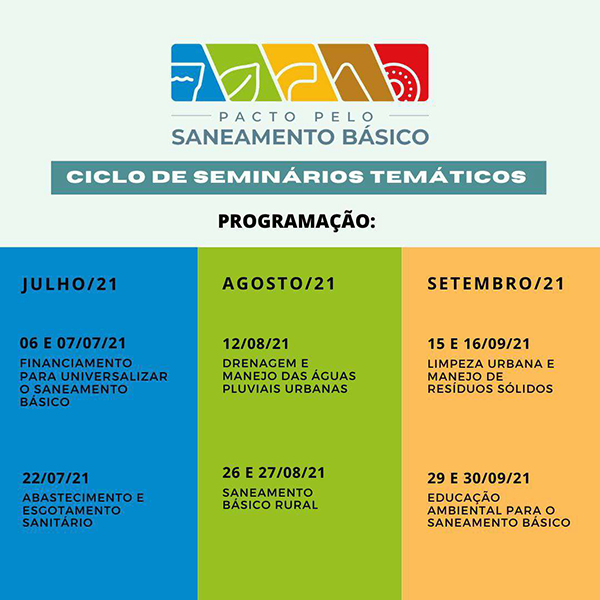 Programação dos Seminários