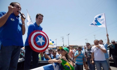 Durante o primeiro turno, o candidato Capitão Wagner adotou o escudo do personagem Capitão América, da Marvel, como símbolo de campanha 