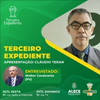 Deputado Walter Cavalcante é o convidado do Terceiro Expediente