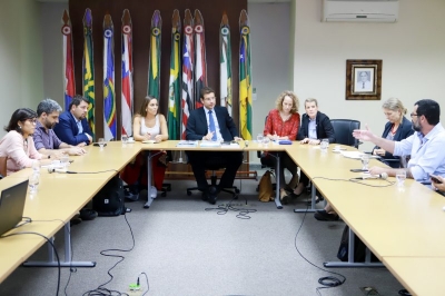 Comitê Internacional da Cruz Vermelha participa de reunião na Assembleia