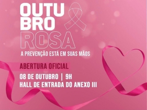 AL promove nesta sexta-feira abertura oficial do Outubro Rosa