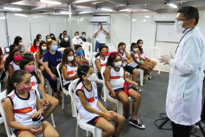 Ciclo de palestras realizadas durante o segundo dia da Feira de Serviços promovidos dentro do programa da Assembleia Itinerante