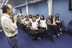 Visita dos alunos do 9° ano do Colégio Antares, projeto “O Parlamento e sua História”