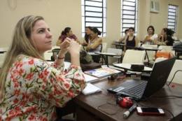 Luizianne Lins voltou ontem às atividades como professora na UFC