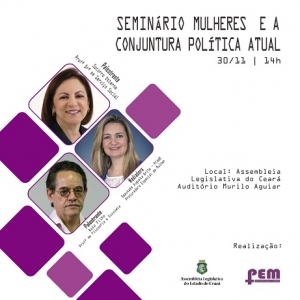 Procuradoria da Mulher promove seminário sobre conjuntura política