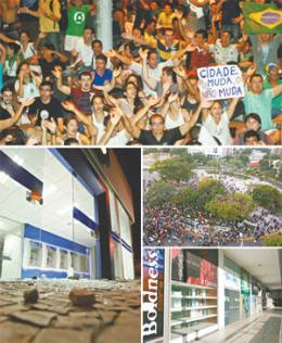 População expressa apoio à manifestação