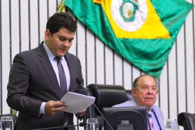 Abertura dos trabalhos da sessão plenária desta quarta-feira