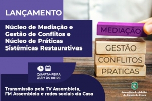 Semana da Cultura de Paz marca criação de núcleos de mediação e restaurativo da AL