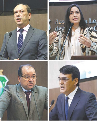 Ofício de renúncia Ivo Gomes (PDT), prefeito eleito de Sobral; Laís Nunes (PMB), de Icó; Zé Ailton Brasil (PP), do Crato; e Naumi Amorim (PMB), de Caucaia, tomam posse nos novos cargos no dia 1