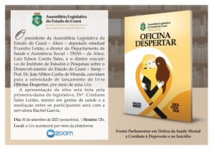 Inesp lança livro &quot;Oficina Despertar&quot; nesta sexta-feira