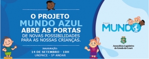 AL inaugura projeto Mundo Azul nesta segunda-feira