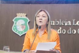 Deputada Inês Arruda só usou a tribuna da Casa uma vez neste ano. Requerimento inusitado dela oferecia congratulações de aniversário à filha