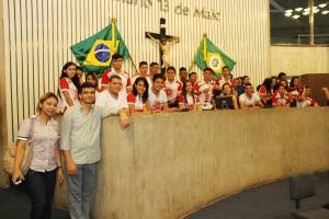 Visita de Alunos na AL