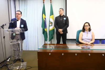 Procuradoria Especial da Mulher leva Campanha do Laço Branco à Seplag