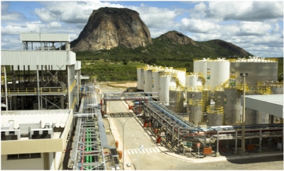 Usina de biodiesel da Petrobras no município de Quixadá