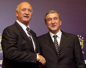 Luiz Felipe Scolari e Carlos Alberto Parreira 