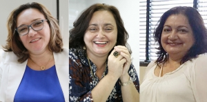 Maria Elenice, Lise Novais e Silvia Correia