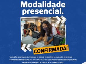 Inscritos no programa Alcance.Enem devem validar inscrição presencialmente