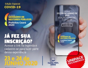 “Unipace Recomenda” aponta sugestões de eventos virtuais ao cidadão