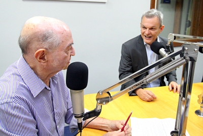 Presidente da AL, deputado José Sarto, participa do programa Narcélio Limaverde