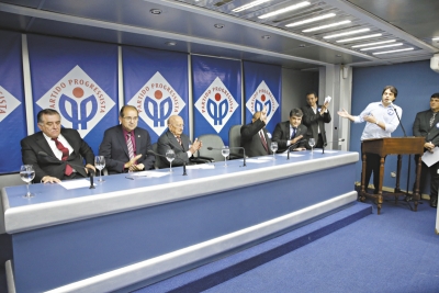 Foram filiados ao PP, ontem, deputados Bruno Pedrosa (ex-PSC), Fernando Hugo e Lucilvio Girão, antes do SD; e Leonardo Pinheiro, que era do PSD