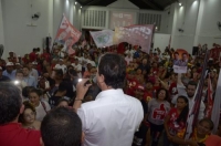 CAMILO DISCURSOU para a militância durante ato pró-Haddad 