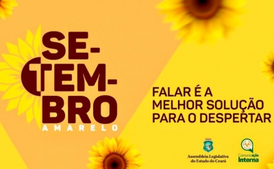 Primeira-dama do Legislativo destaca ações do Setembro Amarelo