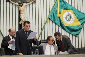 Plenário da Assembleia Legislativa durante votação