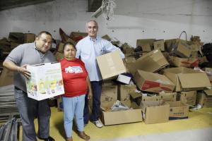 Associação Ecológica de Catadores recebe doação de material reciclável da AL