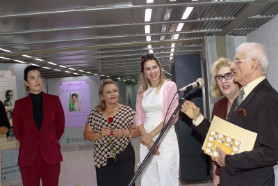 Exposição marca participação política e social das mulheres