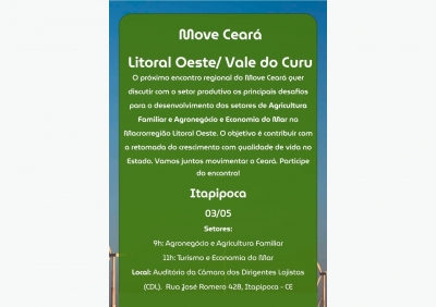 Move Ceará debate desenvolvimento econômico local do Litoral Oeste