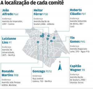 Candidatos iniciam rotinas em comitês antes de inaugurações