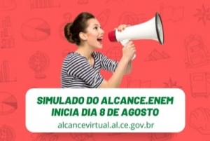 Projeto Alcance.Enem lança simulado on-line neste domingo