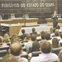 Edilberto Pontes, presidente do TCE, após a publicação da emenda constitucional, ele já cuidará da nova organização do Tribunal