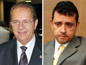 Procurador de Justiça José Valdo Silva e promotor de Justiça André Karbage