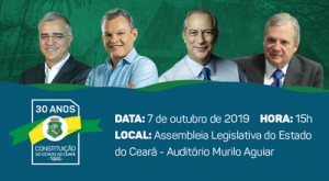 AL realiza debate com Tasso e Ciro sobre 30 anos da Constituição Estadual