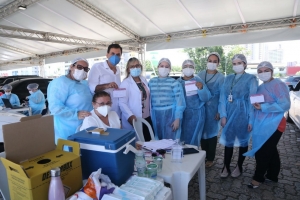 Departamento de Saúde e Assistência Social da AL particpa Campanha de vacinação contra a Covid-19