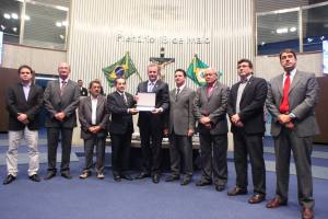 Deputado federal André Figueiredo (PDT-CE) recebe homenagem no Plenáio 13 de maio