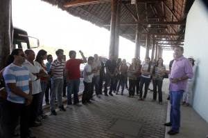 Técnicos da Comissão de Turismo visitam obras do aeroporto de Aracati