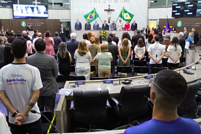 Sessão solene em homenagem aos 59 anos de Fundação do Colégio Santo Inácio