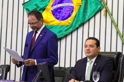 Abertura dos trabalhos da sessão plenária desta desta terça-feira