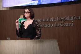 Luciana destacou a importância do jornalismo para a democracia