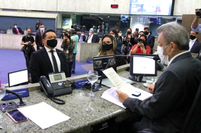 Cerimônia de posse do deputado Tony Brito