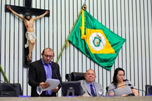 Abertura dos trabalhos da Assembleia Legislativa desta quarta-feira