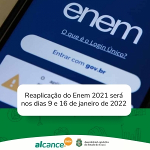 Aulas do Programa Alcance.Enem serão exibidas em janeiro pela TV Assembleia