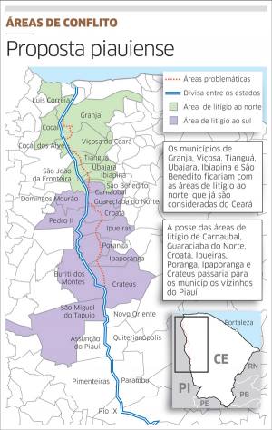 Ceará e Piauí discutem fim do litígio em seus territórios