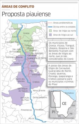 Ceará e Piauí discutem fim do litígio em seus territórios