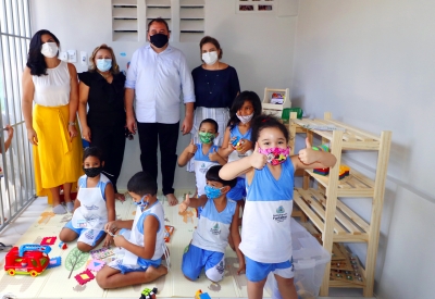 MMLC entrega brinquedoteca no bairro Moura Brasil