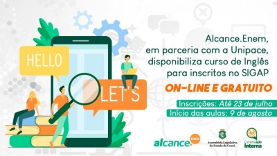 Projeto Alcance.Enem oferece curso on-line e gratuito de Inglês