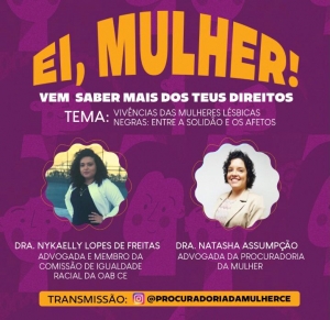 Projeto “Ei, Mulher” debate as vivências das mulheres lésbicas negras